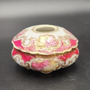 EUC! Antique 1911-21 Noritake RS Nippon Hand Painted Hair Receiver